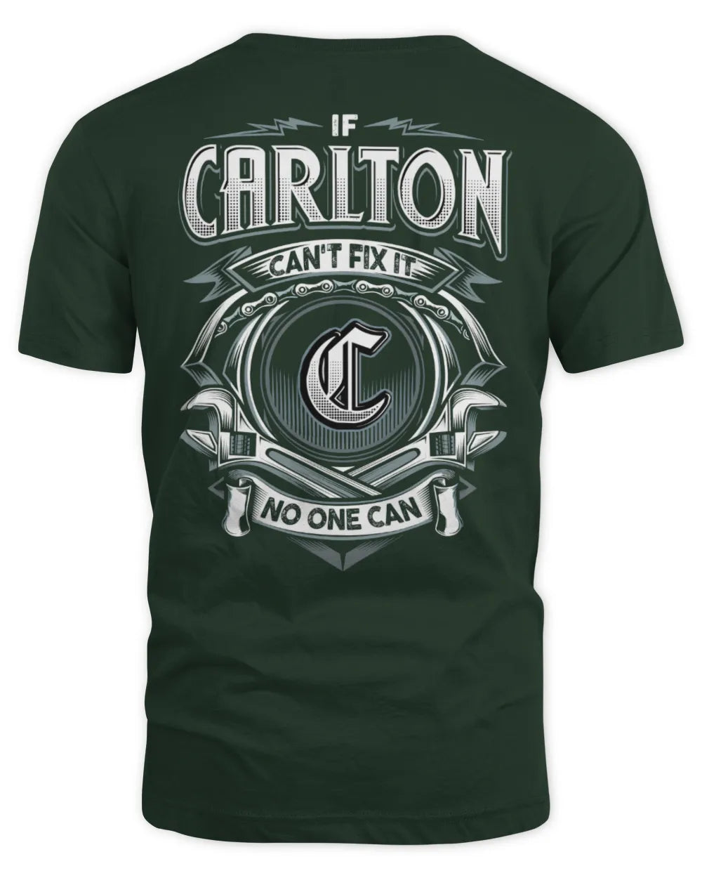 CARLTON AP81-K4-626 - Personalized Ahmed Quote Apparel “If Ahmed Can't Fix It, No One Can” - Unisex Standard T-Shirt - Forest Green