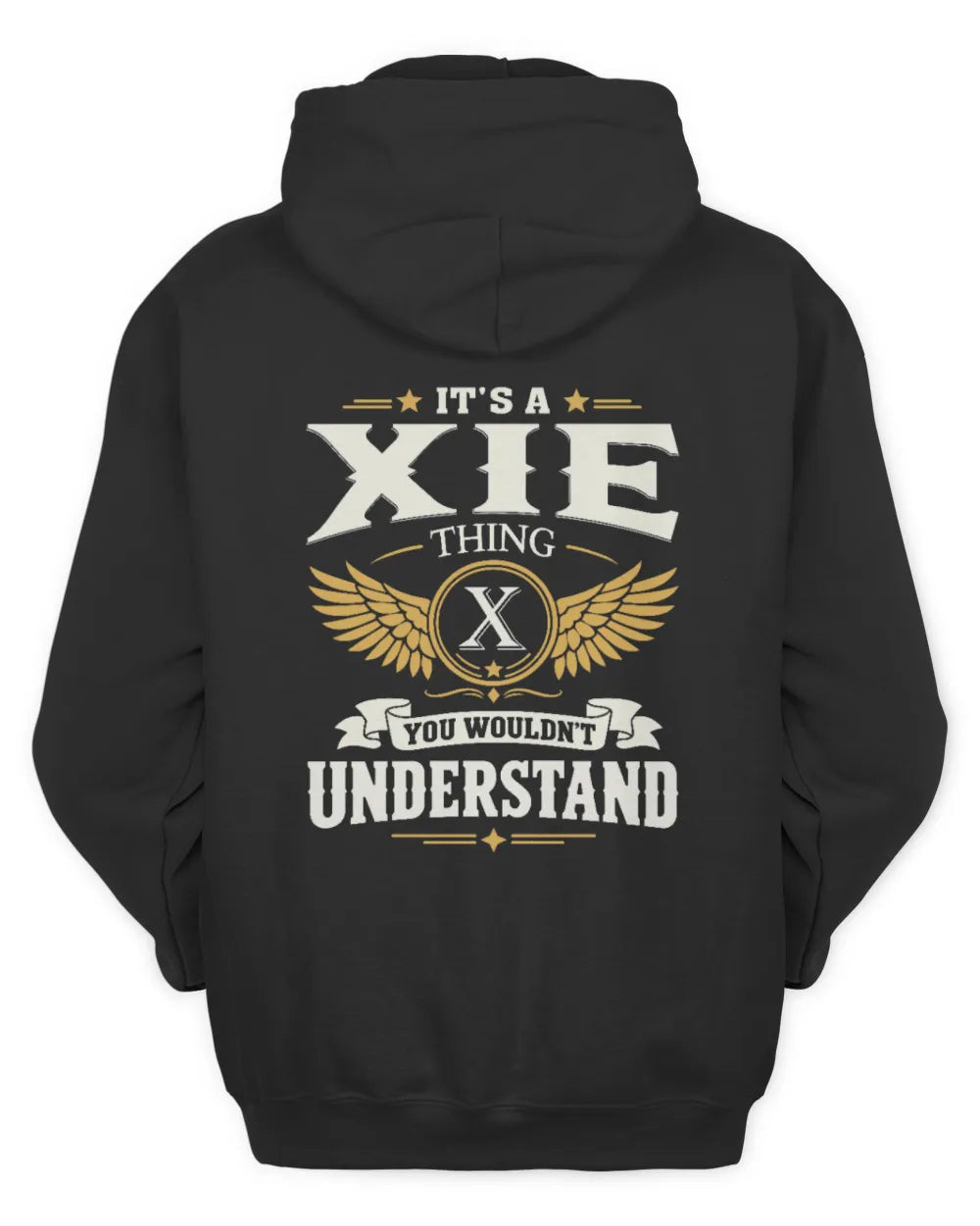 XIE KT06-M008 It’s a [NAME] Thing – You Wouldn’t Understand | Personalized Vintage T-Shirt - Unisex Hoodie - Black