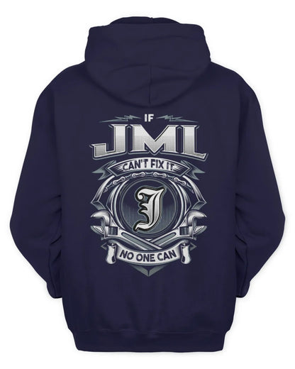 JML AP81-K4-626 - Personalized Ahmed Quote Apparel “If Ahmed Can't Fix It, No One Can” - Unisex Hoodie - Navy