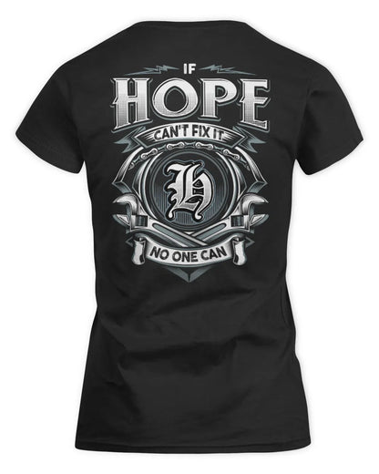 HOPE AP81-K4-626 - Personalized Ahmed Quote Apparel “If Ahmed Can't Fix It, No One Can” - Women's Standard T-Shirt - Black