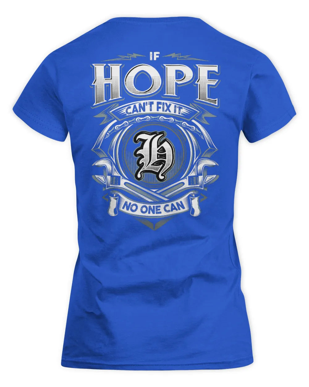 HOPE AP81-K4-626 - Personalized Ahmed Quote Apparel “If Ahmed Can't Fix It, No One Can” - Women's Standard T-Shirt - Royal