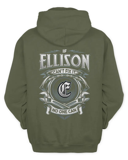 ELLISON AP81-K4-626 - Personalized Ahmed Quote Apparel “If Ahmed Can't Fix It, No One Can” - Unisex Hoodie - Military Green
