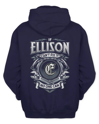 ELLISON AP81-K4-626 - Personalized Ahmed Quote Apparel “If Ahmed Can't Fix It, No One Can” - Unisex Hoodie - Navy