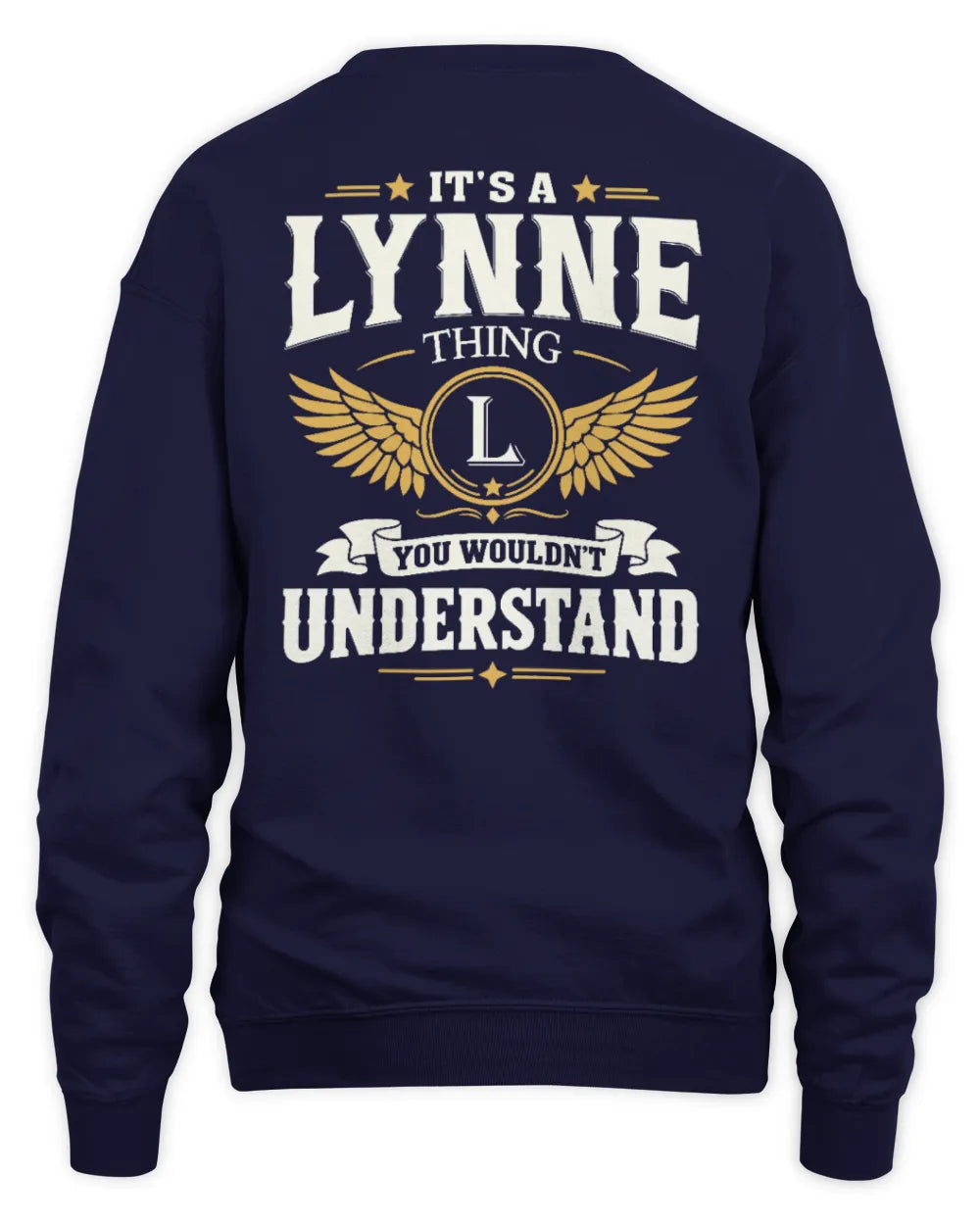 LYNNE KT06-M008 It’s a [NAME] Thing – You Wouldn’t Understand | Personalized Vintage T-Shirt - Unisex Sweatshirt - Navy