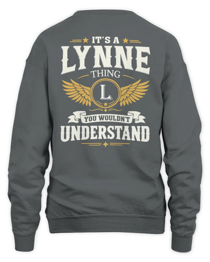 LYNNE KT06-M008 It’s a [NAME] Thing – You Wouldn’t Understand | Personalized Vintage T-Shirt - Unisex Sweatshirt - Charcoal