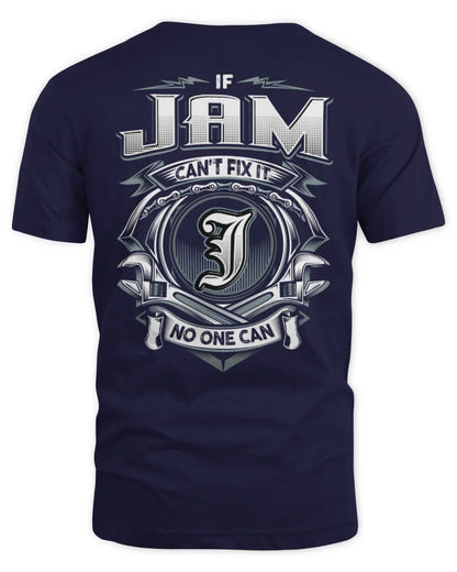 JAM AP81-K4-626 - Personalized Ahmed Quote Apparel “If Ahmed Can't Fix It, No One Can” - Unisex Standard T-Shirt - Navy