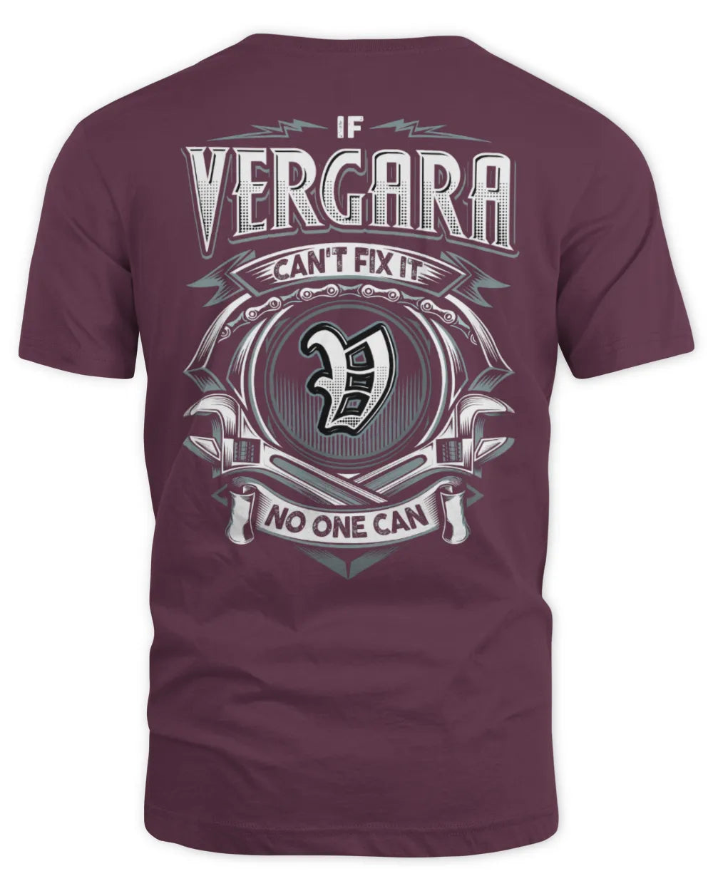 VERGARA AP81-K4-626 - Personalized Ahmed Quote Apparel “If Ahmed Can't Fix It, No One Can” - Unisex Standard T-Shirt - Maroon