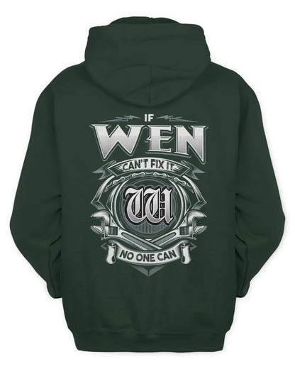 WEN AP81-K4-626 - Personalized Ahmed Quote Apparel “If Ahmed Can't Fix It, No One Can” - Unisex Hoodie - Forest Green