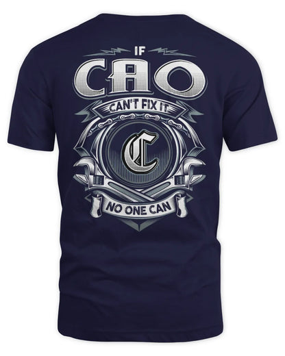 CAO AP81-K4-626 - Personalized Ahmed Quote Apparel “If Ahmed Can't Fix It, No One Can” - Unisex Standard T-Shirt - Navy