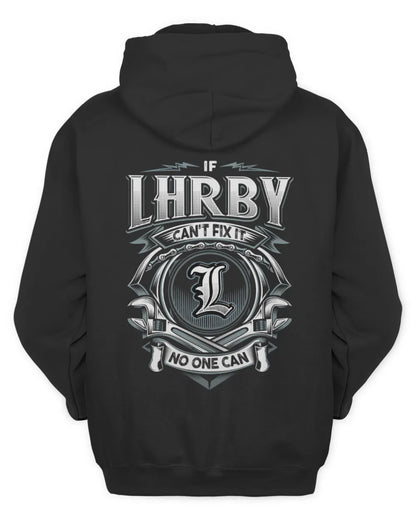 LHRBY AP81-K4-626 - Personalized Ahmed Quote Apparel “If Ahmed Can't Fix It, No One Can” - Unisex Hoodie - Black