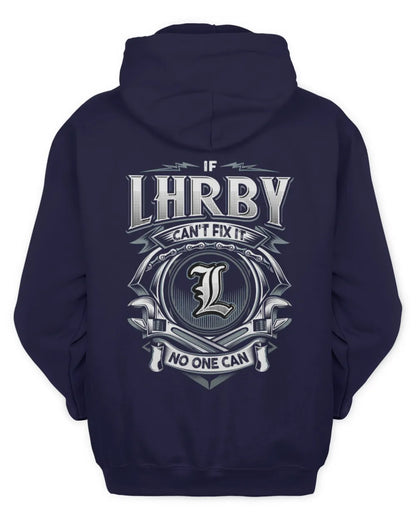 LHRBY AP81-K4-626 - Personalized Ahmed Quote Apparel “If Ahmed Can't Fix It, No One Can” - Unisex Hoodie - Navy