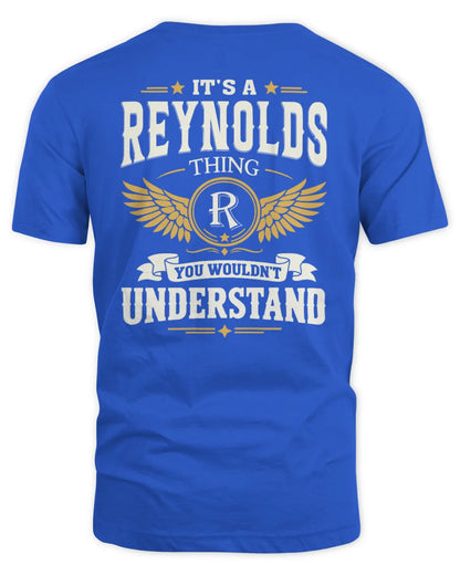 REYNOLDS KT06-M008 It’s a [NAME] Thing – You Wouldn’t Understand | Personalized Vintage T-Shirt - Unisex Standard T-Shirt - Royal