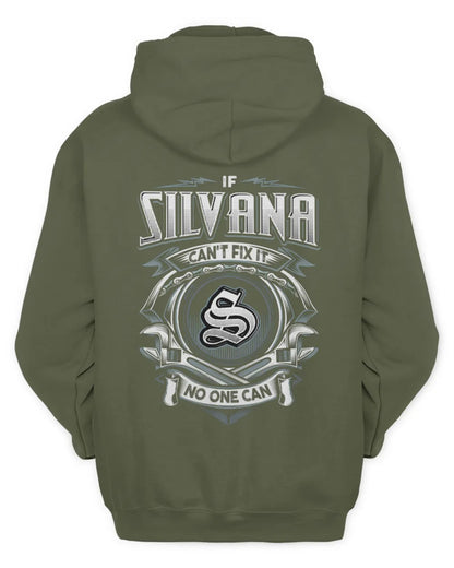 SILVANA AP81-K4-626 - Personalized Ahmed Quote Apparel “If Ahmed Can't Fix It, No One Can” - Unisex Hoodie - Military Green