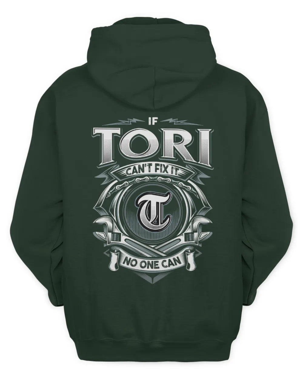 TORI AP81-K4-626 - Personalized Ahmed Quote Apparel “If Ahmed Can't Fix It, No One Can” - Unisex Hoodie - Forest Green