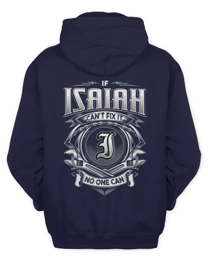 ISAIAH AP81-K4-626 - Personalized Ahmed Quote Apparel “If Ahmed Can't Fix It, No One Can” - Unisex Hoodie - Navy