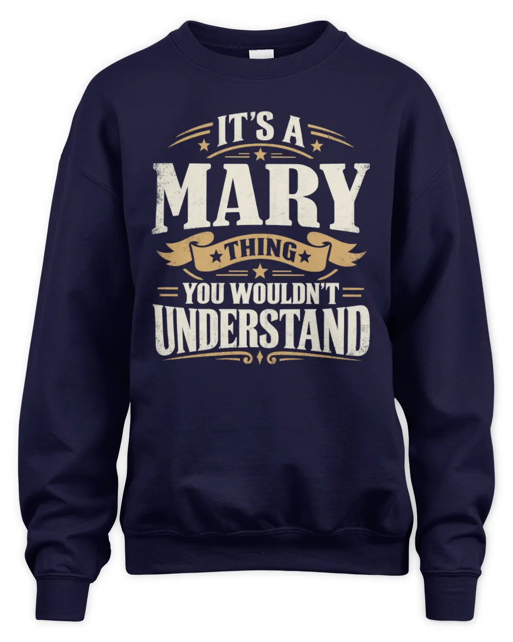MARY P08 TH51 - Personalized “It’s a/an [NAME] Thing – You Wouldn’t Understand” Shirt - Unisex Sweatshirt - Navy