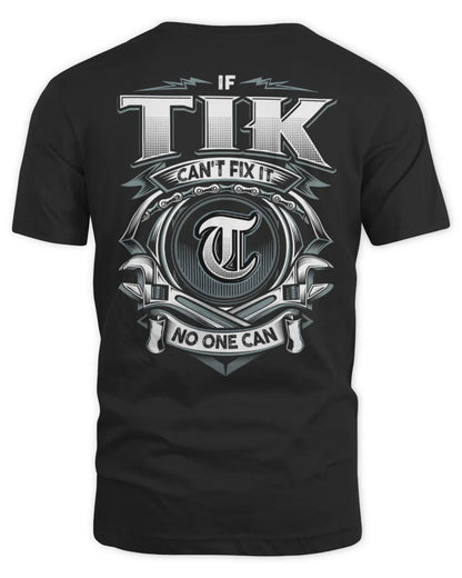TIK AP81-K4-626 - Personalized Ahmed Quote Apparel “If Ahmed Can't Fix It, No One Can” - Unisex Standard T-Shirt - Black