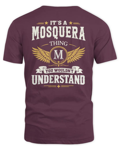 MOSQUERA KT06-M008 It’s a [NAME] Thing – You Wouldn’t Understand | Personalized Vintage T-Shirt - Unisex Standard T-Shirt - Maroon