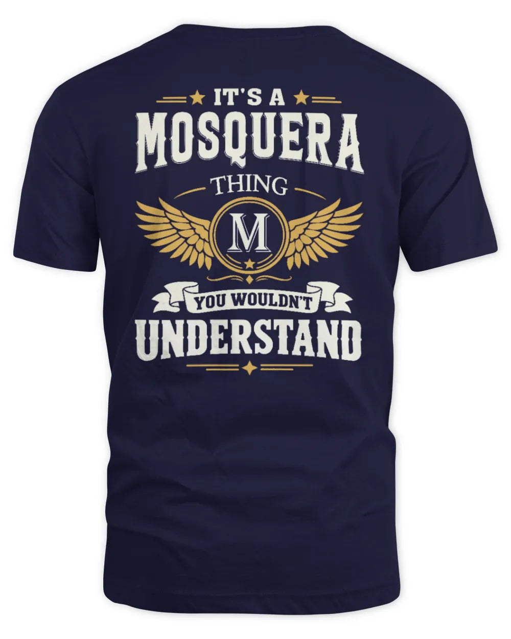 MOSQUERA KT06-M008 It’s a [NAME] Thing – You Wouldn’t Understand | Personalized Vintage T-Shirt - Unisex Standard T-Shirt - Navy