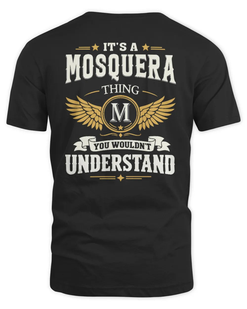 MOSQUERA KT06-M008 It’s a [NAME] Thing – You Wouldn’t Understand | Personalized Vintage T-Shirt - Unisex Standard T-Shirt - Black