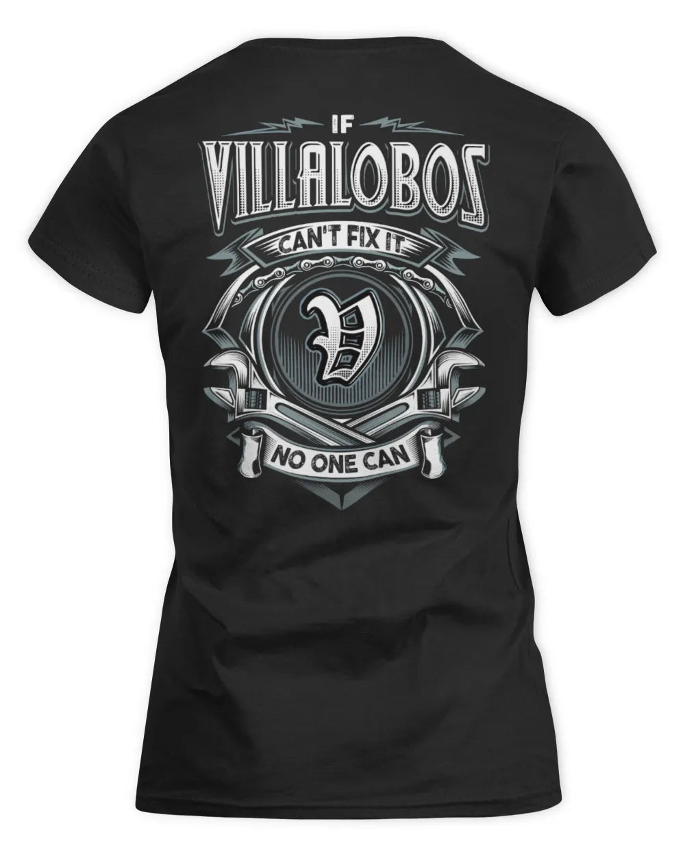 VILLALOBOS AP81-K4-626 - Personalized Ahmed Quote Apparel “If Ahmed Can't Fix It, No One Can” - Women's Standard T-Shirt - Black