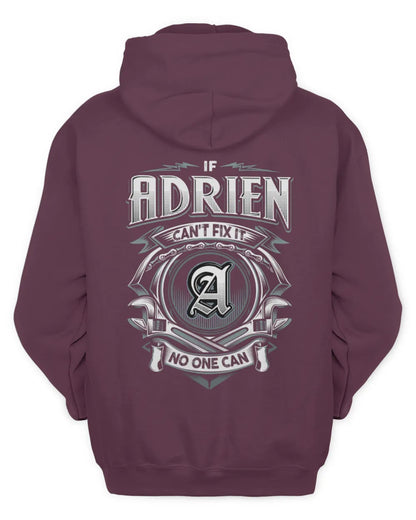 ADRIEN AP81-K4-626 - Personalized Ahmed Quote Apparel “If Ahmed Can't Fix It, No One Can” - Unisex Hoodie - Maroon