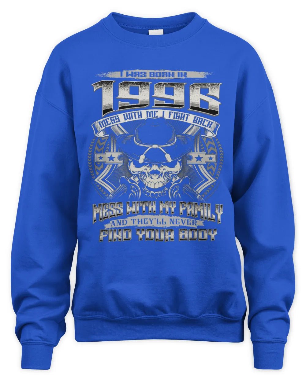 1996 HH89-K2 – Protective Family Quote T-Shirt - Unisex Sweatshirt - Royal