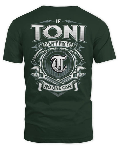 TONI AP81-K4-626 - Personalized Ahmed Quote Apparel “If Ahmed Can't Fix It, No One Can” - Unisex Standard T-Shirt - Forest Green