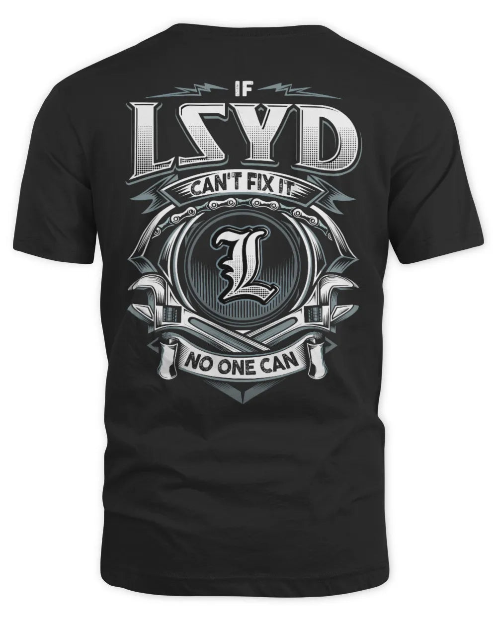 LSYD AP81-K4-626 - Personalized Ahmed Quote Apparel “If Ahmed Can't Fix It, No One Can” - Unisex Standard T-Shirt - Black