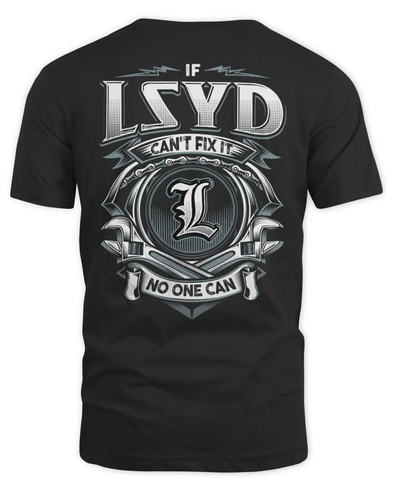 LSYD AP81-K4-626 - Personalized Ahmed Quote Apparel “If Ahmed Can't Fix It, No One Can” - Unisex Standard T-Shirt - Black