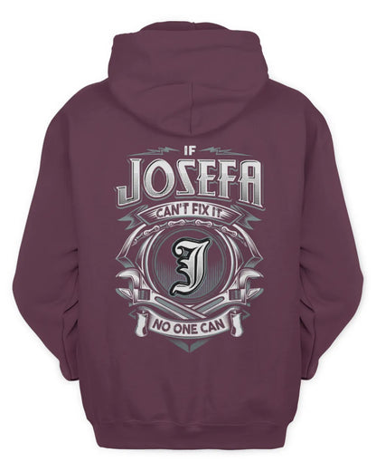 JOSEFA AP81-K4-626 - Personalized Ahmed Quote Apparel “If Ahmed Can't Fix It, No One Can” - Unisex Hoodie - Maroon