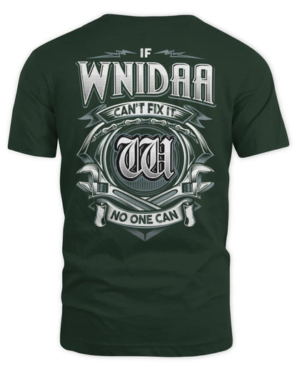 WNIDAA AP81-K4-626 - Personalized Ahmed Quote Apparel “If Ahmed Can't Fix It, No One Can” - Unisex Standard T-Shirt - Forest Green