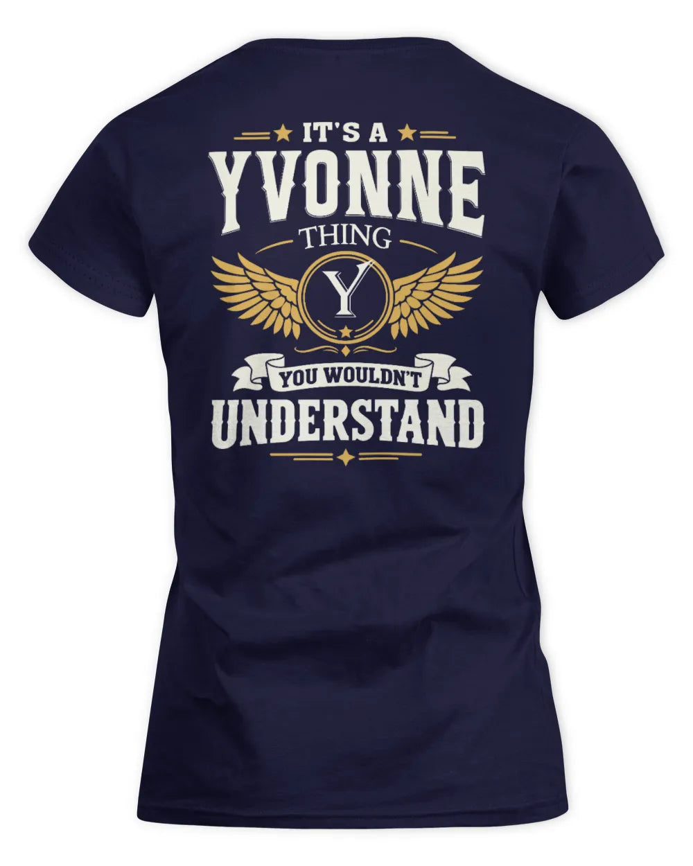 YVONNE KT06-M008 It’s a [NAME] Thing – You Wouldn’t Understand | Personalized Vintage T-Shirt - Women's Standard T-Shirt - Navy