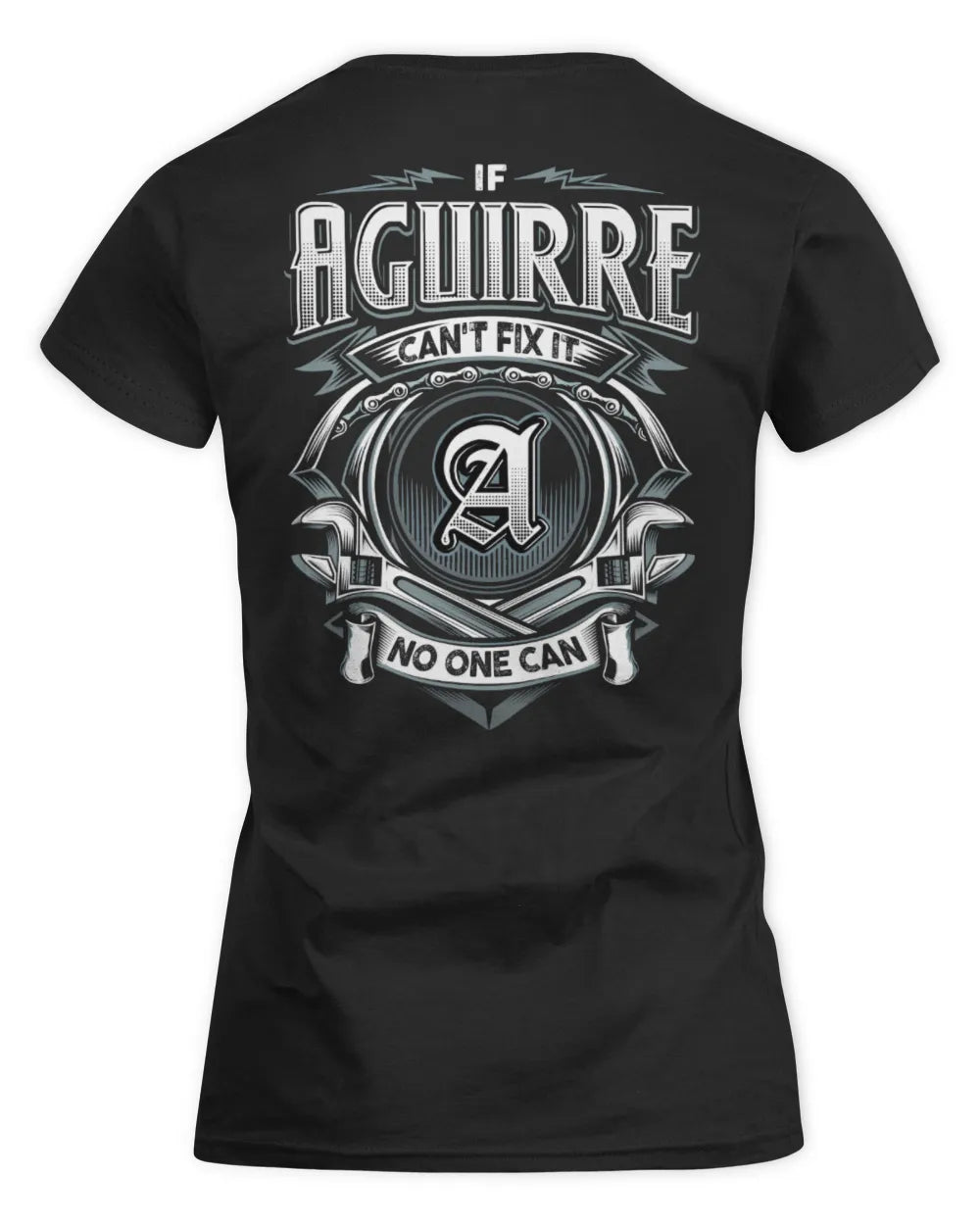 AGUIRRE AP81-K4-626 - Personalized Ahmed Quote Apparel “If Ahmed Can't Fix It, No One Can” - Women's Standard T-Shirt - Black