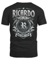 RICARDO AP81-K4-626 - Personalized Ahmed Quote Apparel “If Ahmed Can't Fix It, No One Can” - Unisex Standard T-Shirt - Black