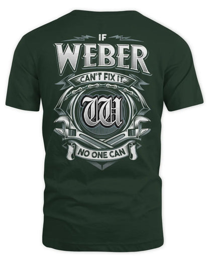 WEBER AP81-K4-626 - Personalized Ahmed Quote Apparel “If Ahmed Can't Fix It, No One Can” - Unisex Standard T-Shirt - Forest Green