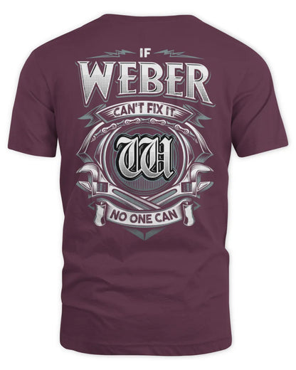 WEBER AP81-K4-626 - Personalized Ahmed Quote Apparel “If Ahmed Can't Fix It, No One Can” - Unisex Standard T-Shirt - Maroon