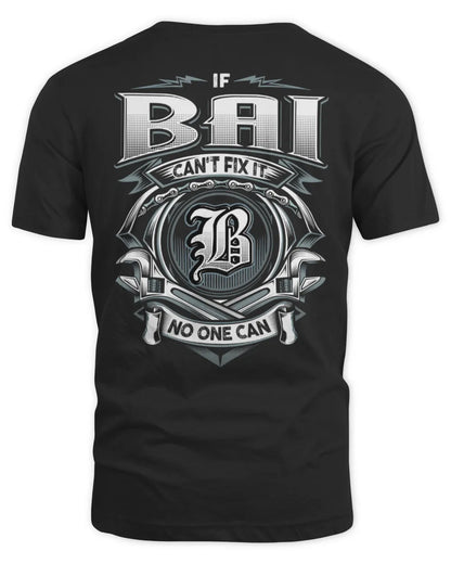 BAI AP81-K4-626 - Personalized Ahmed Quote Apparel “If Ahmed Can't Fix It, No One Can” - Unisex Standard T-Shirt - Black