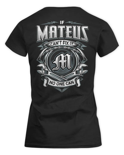 MATEUS AP81-K4-626 - Personalized Ahmed Quote Apparel “If Ahmed Can't Fix It, No One Can” - Women's Standard T-Shirt - Black