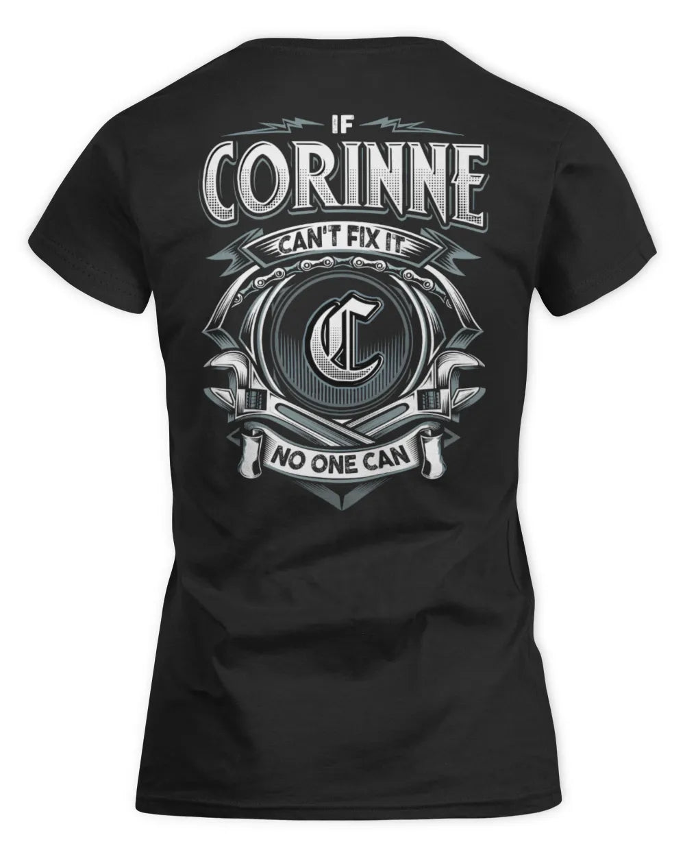 CORINNE AP81-K4-626 - Personalized Ahmed Quote Apparel “If Ahmed Can't Fix It, No One Can” - Women's Standard T-Shirt - Black