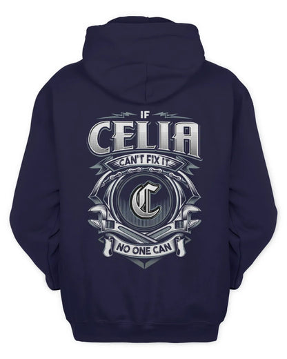 CELIA AP81-K4-626 - Personalized Ahmed Quote Apparel “If Ahmed Can't Fix It, No One Can” - Unisex Hoodie - Navy