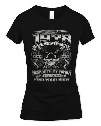 1978 HH89-K2 – Protective Family Quote T-Shirt - Women's Standard T-Shirt - Black
