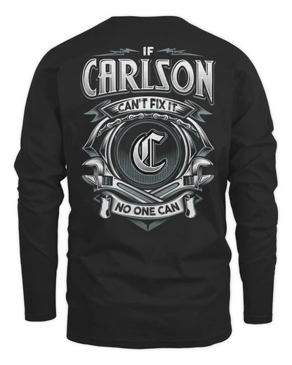 CARLSON AP81-K4-626 - Personalized Ahmed Quote Apparel “If Ahmed Can't Fix It, No One Can” - Men's Long Sleeved T-Shirt - Black