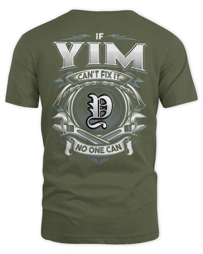 YIM AP81-K4-626 - Personalized Ahmed Quote Apparel “If Ahmed Can't Fix It, No One Can” - Unisex Standard T-Shirt - Military Green