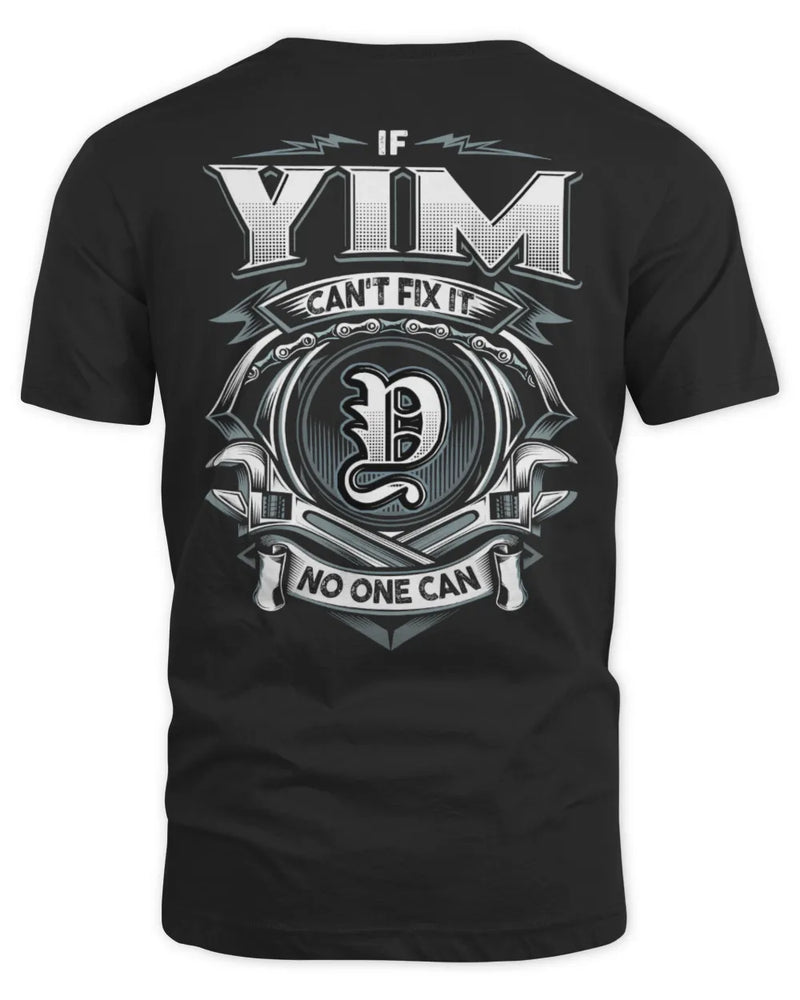 YIM AP81-K4-626 - Personalized Ahmed Quote Apparel “If Ahmed Can't Fix It, No One Can” - Unisex Standard T-Shirt - Black