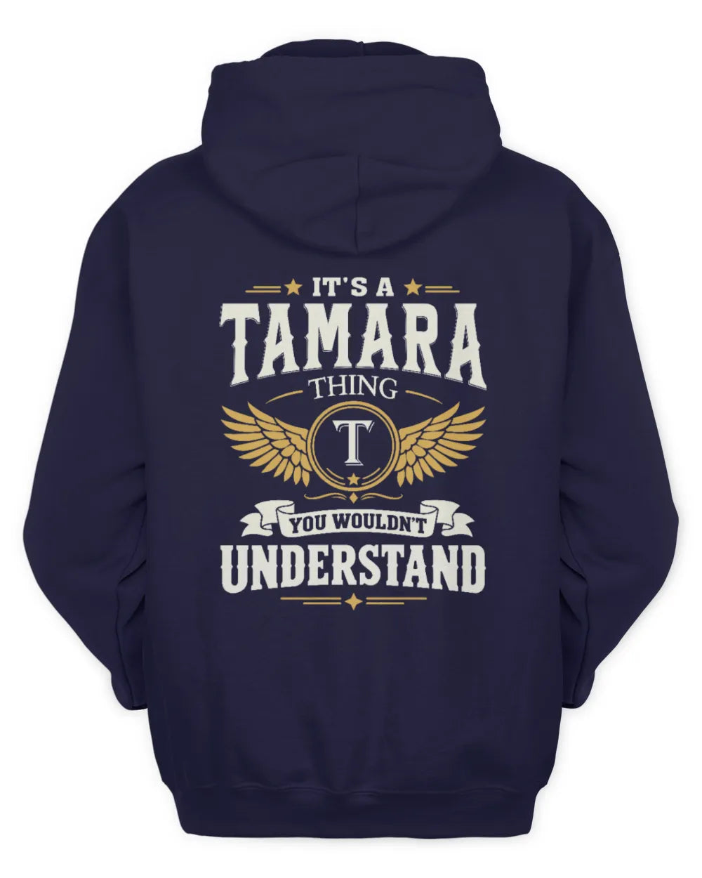 TAMARA KT06-M008 It’s a [NAME] Thing – You Wouldn’t Understand | Personalized Vintage T-Shirt - Unisex Hoodie - Navy