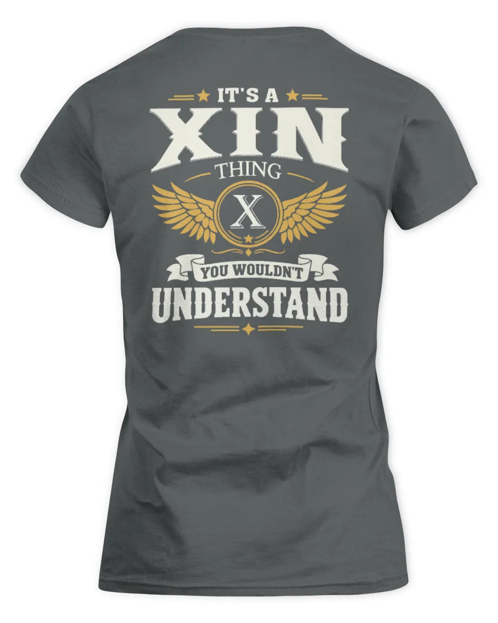 XIN KT06-M008 It’s a [NAME] Thing – You Wouldn’t Understand | Personalized Vintage T-Shirt - Women's Standard T-Shirt - Charcoal