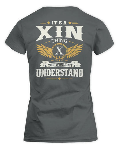 XIN KT06-M008 It’s a [NAME] Thing – You Wouldn’t Understand | Personalized Vintage T-Shirt - Women's Standard T-Shirt - Charcoal