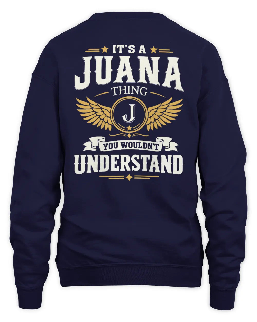JUANA KT06-M008 It’s a [NAME] Thing – You Wouldn’t Understand | Personalized Vintage T-Shirt - Unisex Sweatshirt - Navy