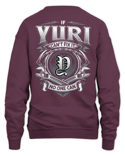 YURI AP81-K4-626 - Personalized Ahmed Quote Apparel “If Ahmed Can't Fix It, No One Can” - Unisex Sweatshirt - Maroon